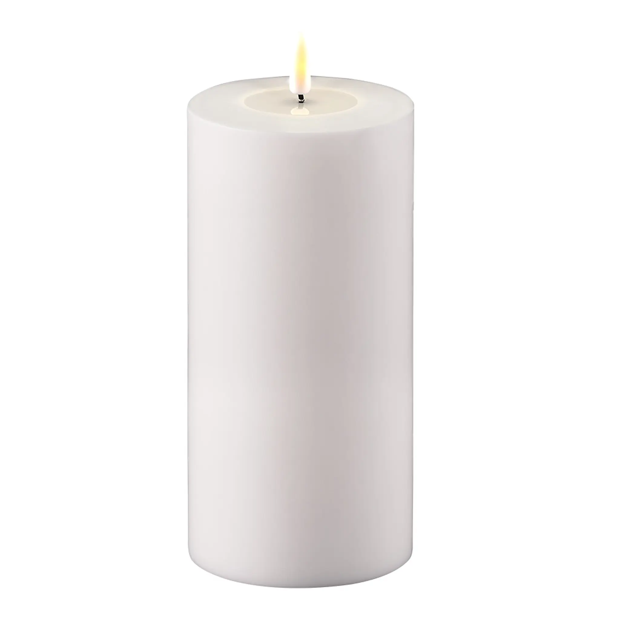 DeluxeHomeart Blockljus Led för utomhusbruk 10x20 cm Vit