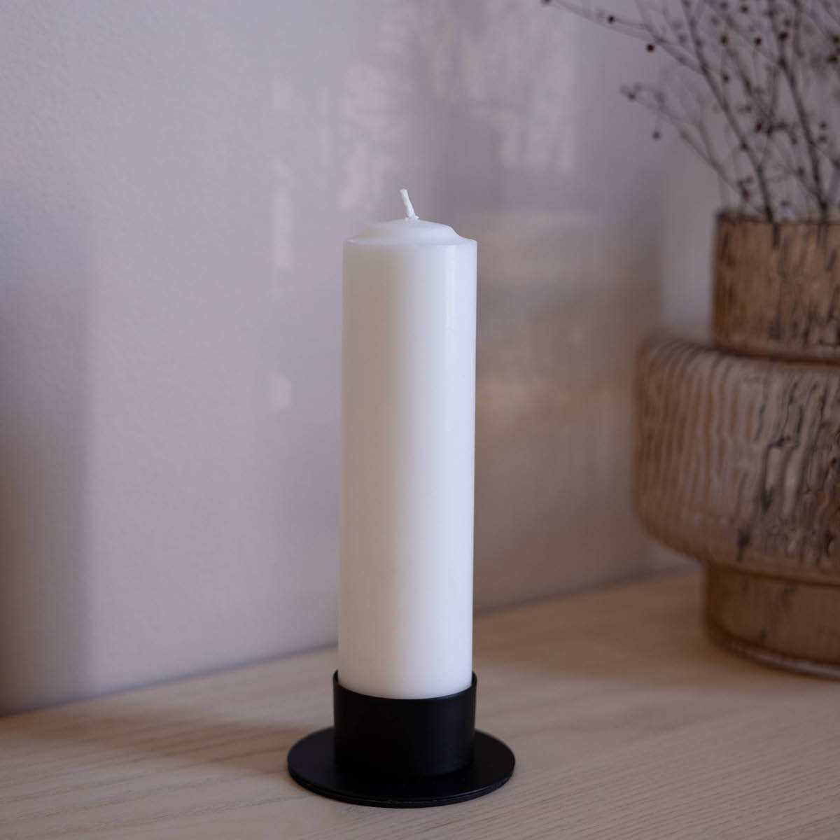 Liljeholmens Gilleljus lysestake 5 cm svart