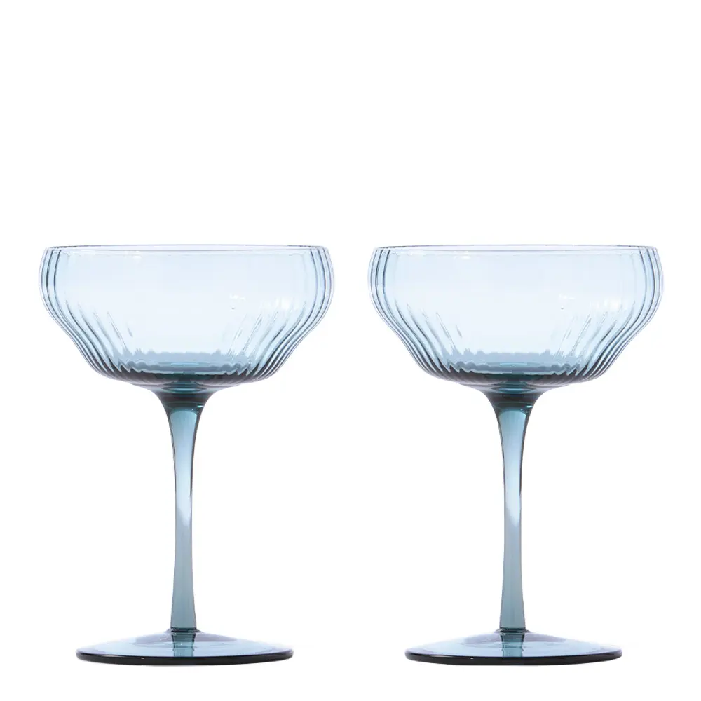 Pum Coupe lasi 14,3 cm 2 kpl Sininen