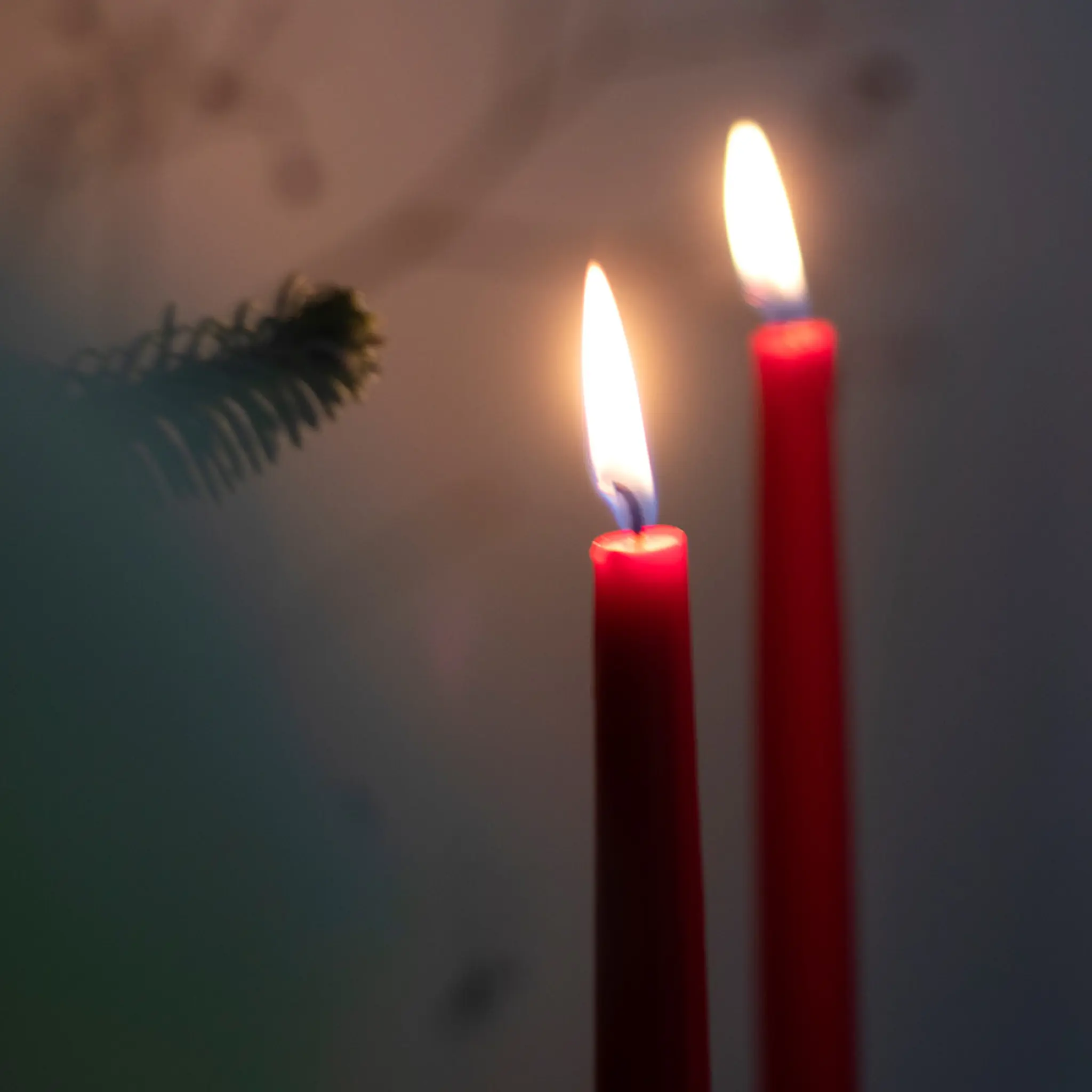 Liljeholmens Christina Antiikkikynttilä 26 cm 4 kpl Punainen