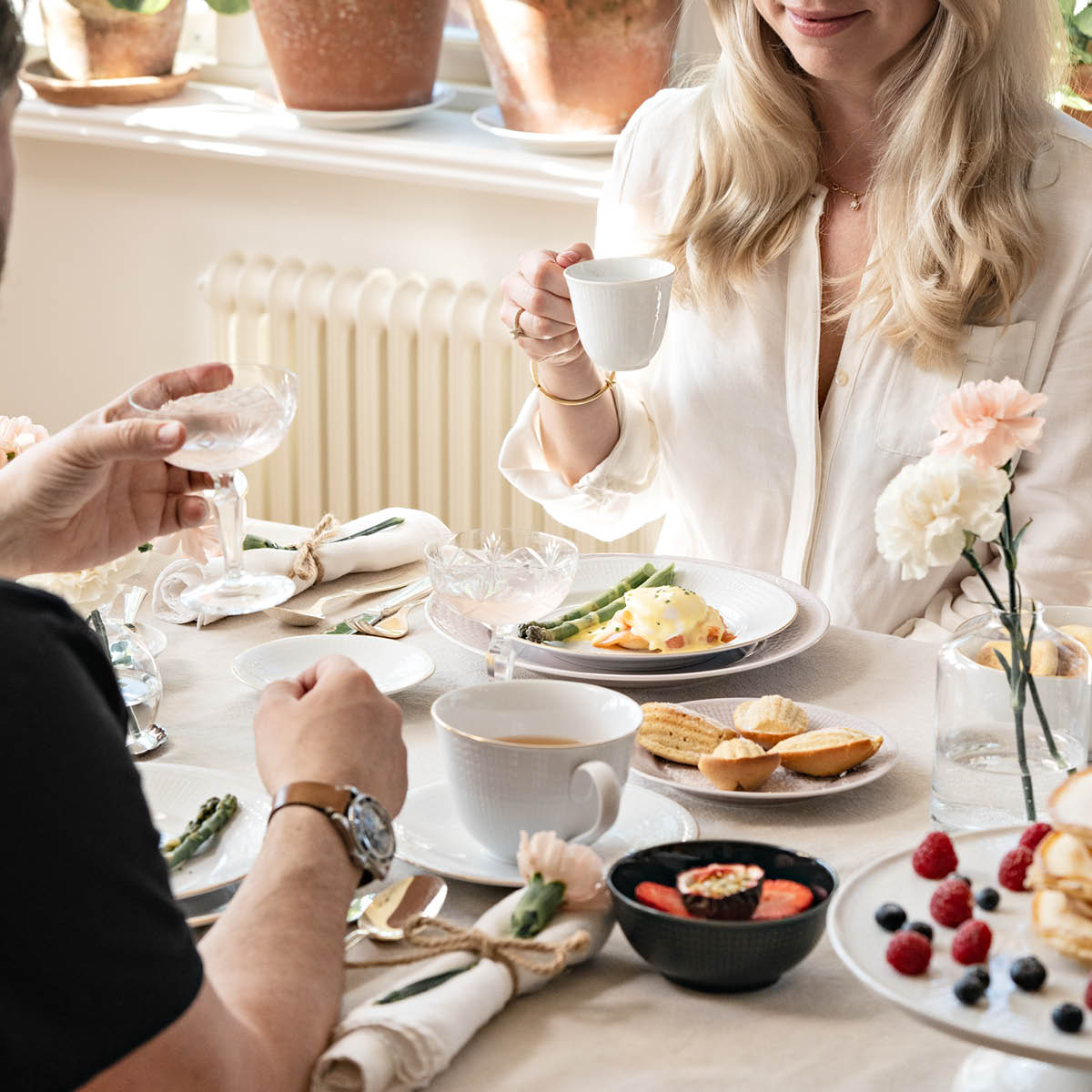 Rörstrand Swedish Grace Gala tekopp 45 cl med fat