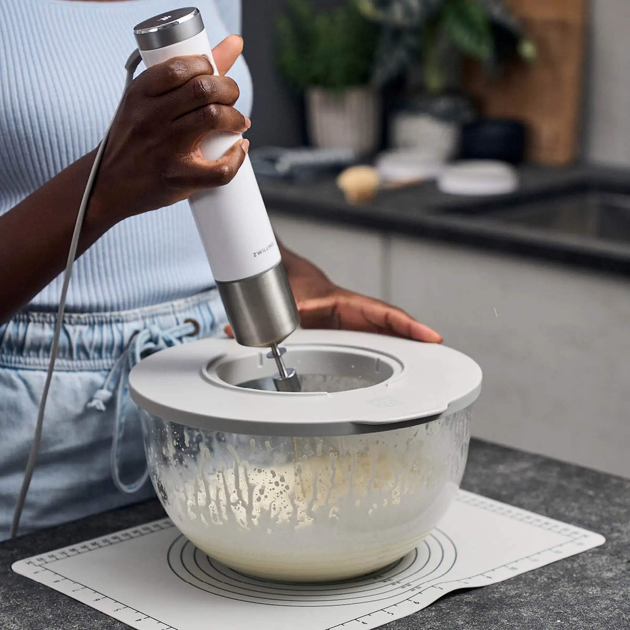 Zwilling Fresh & Save vakuumskål i glas med lock 4L 24 cm