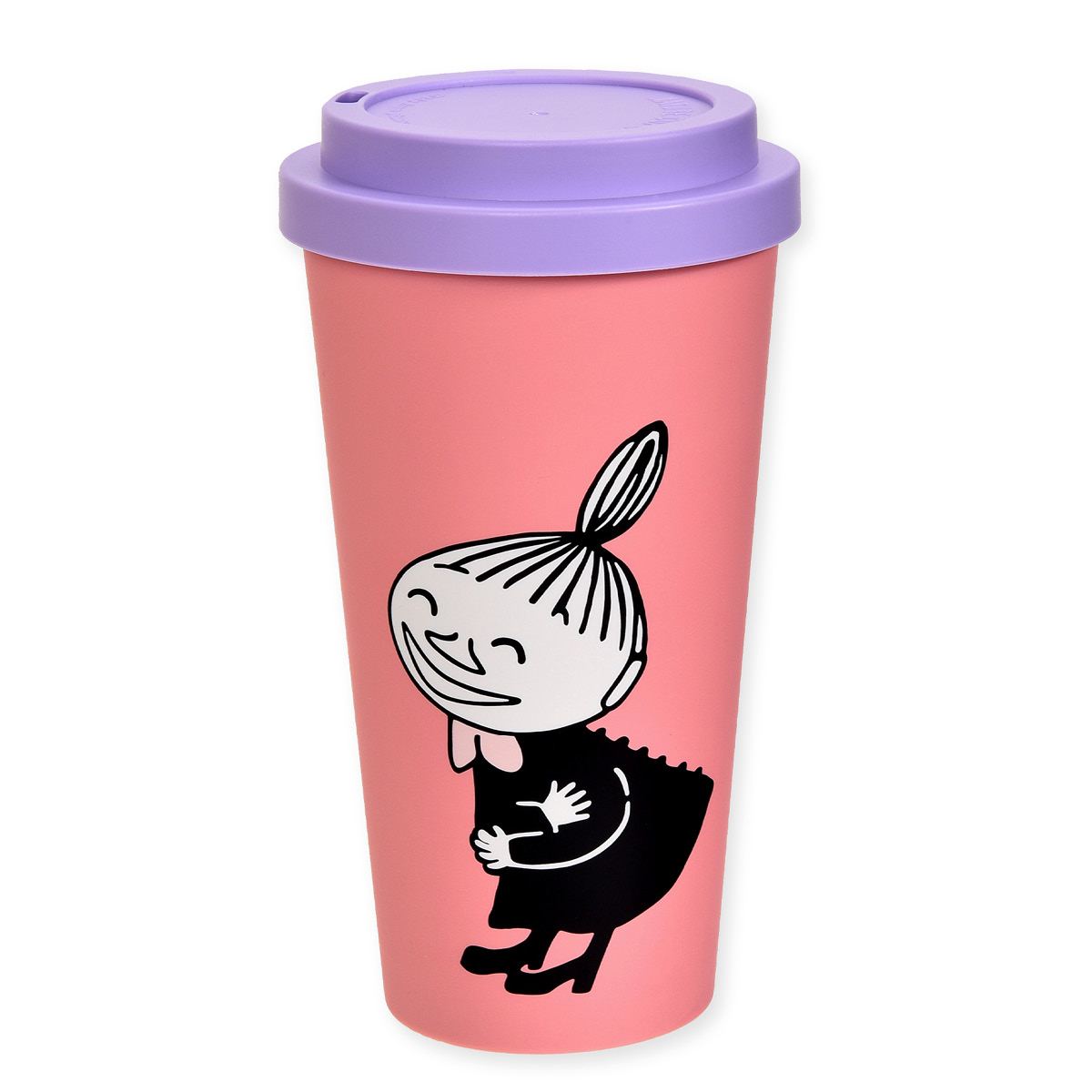 Nordicbuddies Mummi take away kopp 45 cl leende Lille My bærrød