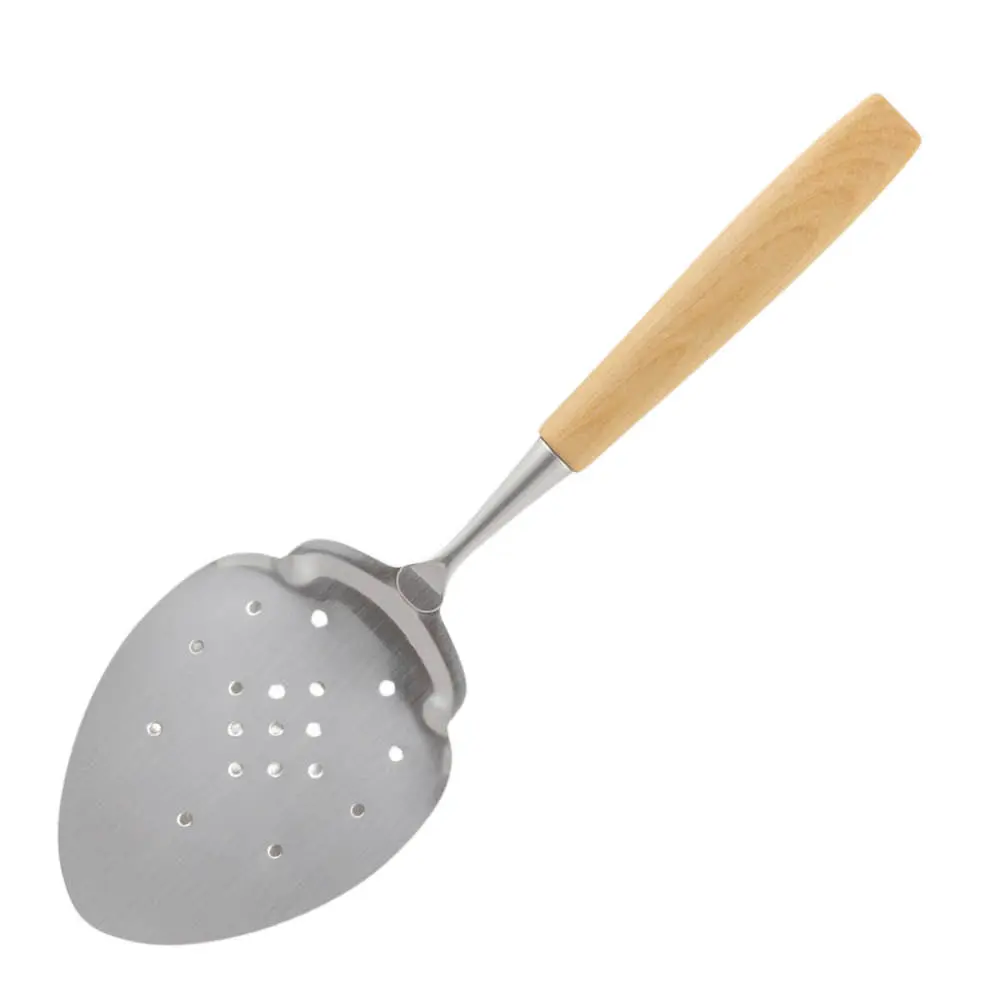 Treskaft fiskespade 24 cm bjørk