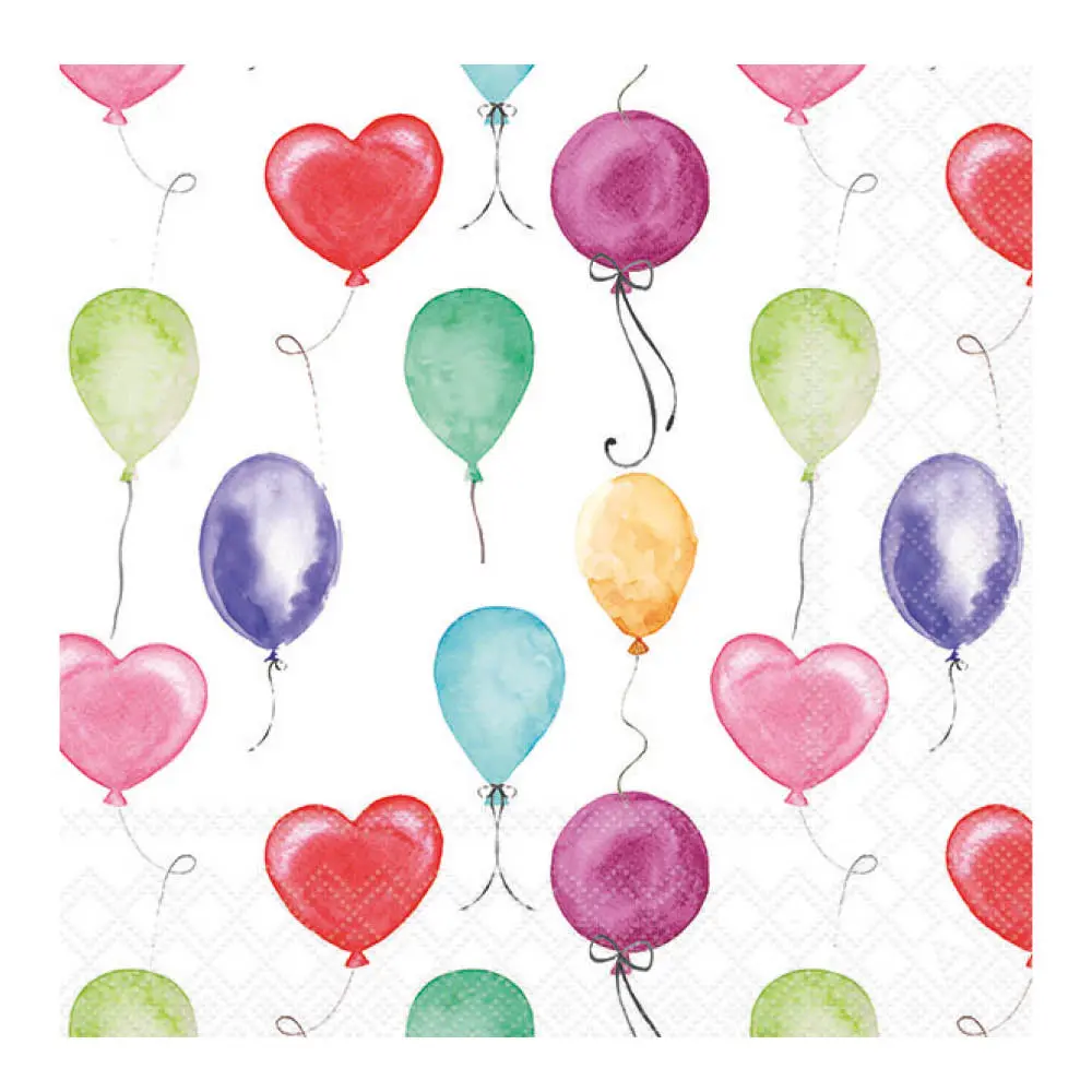 Servetti 33x33 cm 20 kpl Flying Balloons