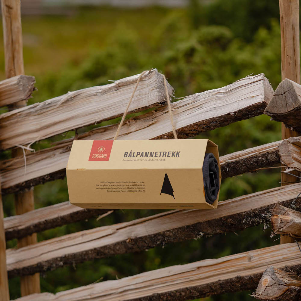 Espegard Överdrag till bålpanna svart