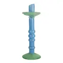 Lara L ljusstake 32 cm ljusblå/mintgrön