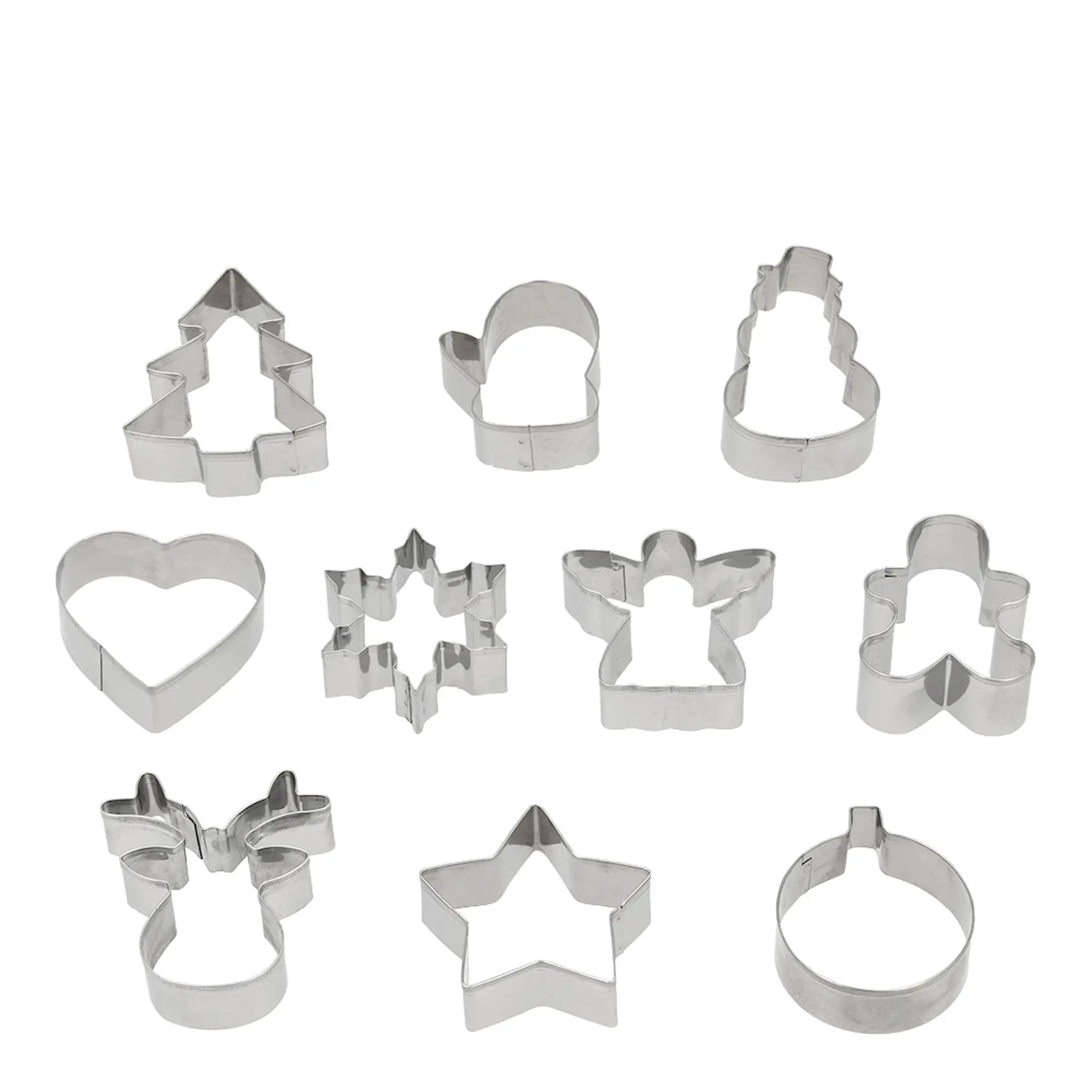 Blomsterberg Pepparkaksformar 10-pack stål