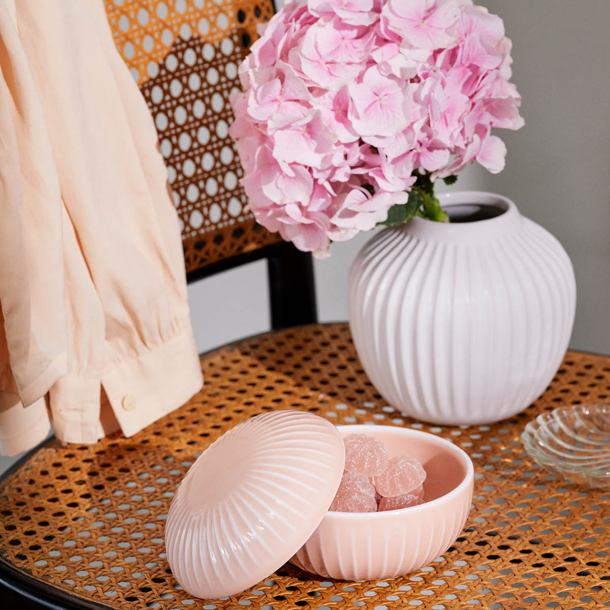 Kähler Hammershøi vase 12,5 cm hvit