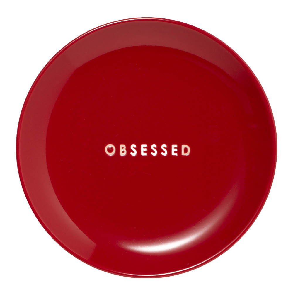 Vondels Table Talk Lautanen Obsessed 16 cm Punainen