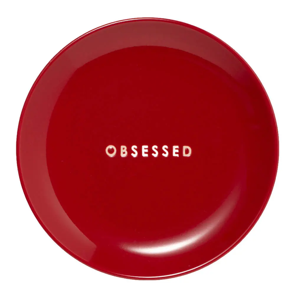 Table Talk Lautanen Obsessed 16 cm Punainen