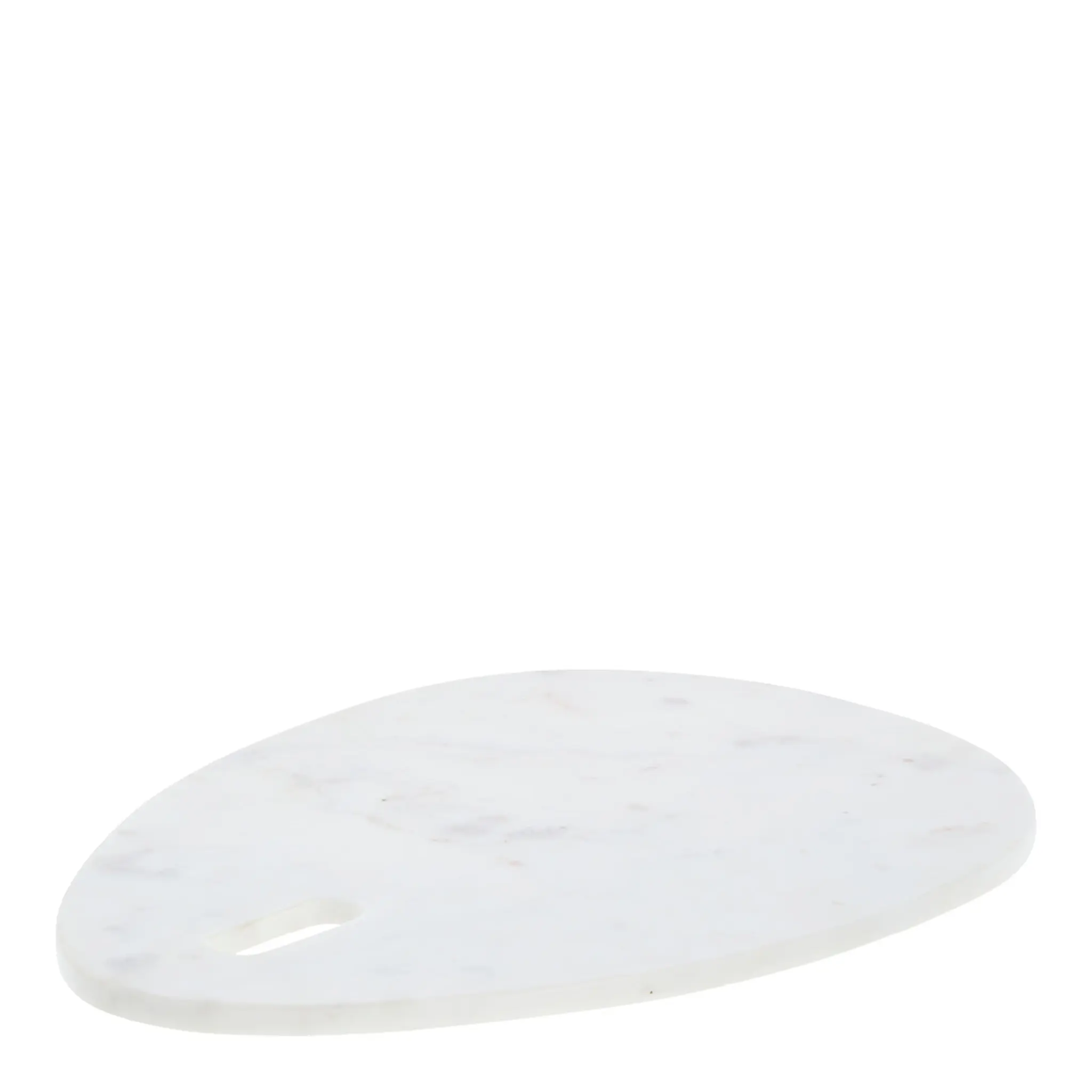 Lene Bjerre Ellia serveringsbricka 40x30 vit marmor
