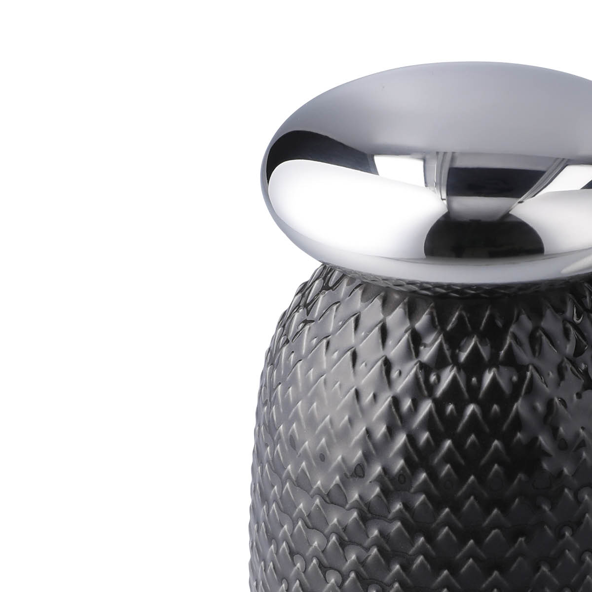Lyngby Porcelæn Rhombe Salt- og peppersett 13 cm white/slate