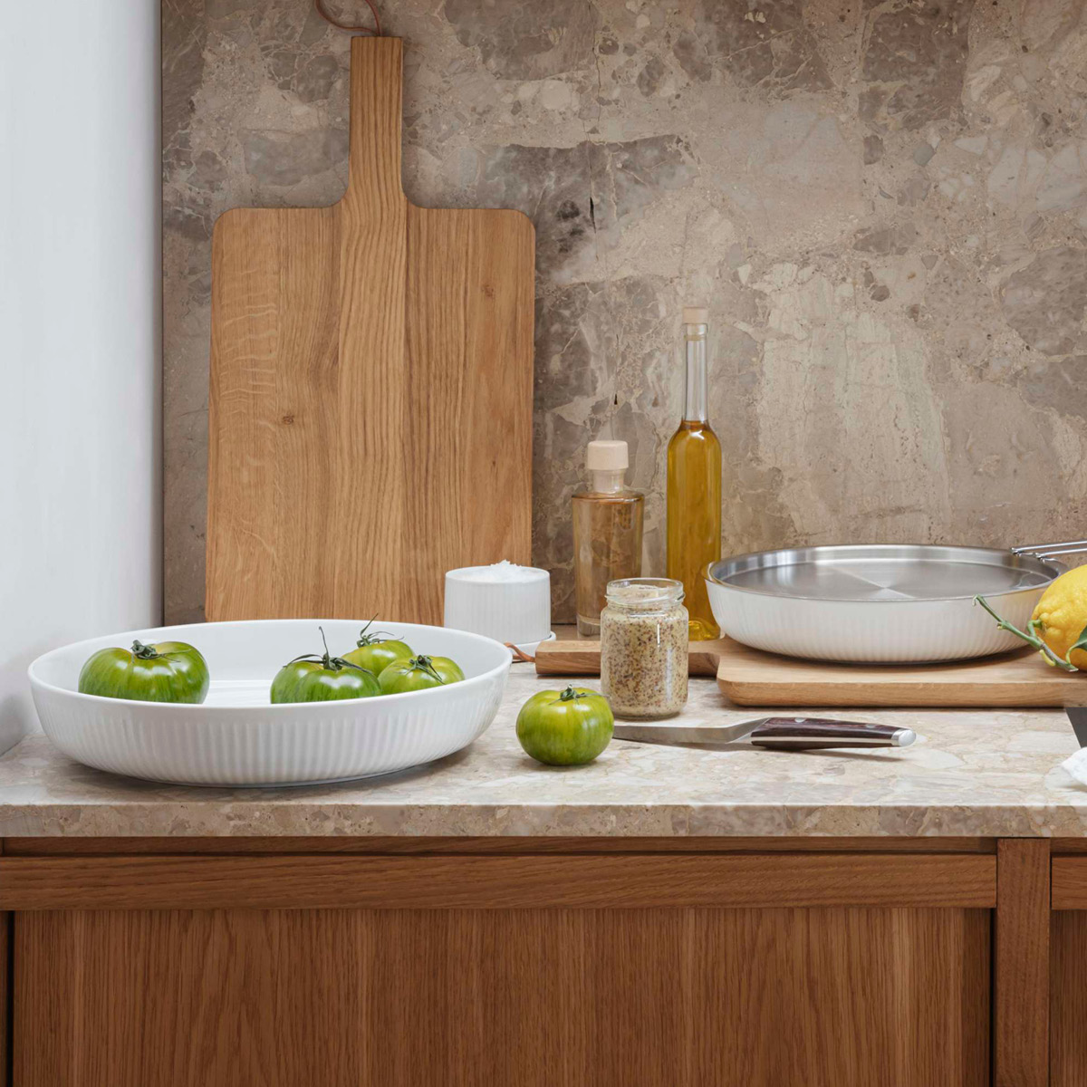 Eva Trio Legio Nova Salaattikulhot 1,4+2,5 L Valkoinen