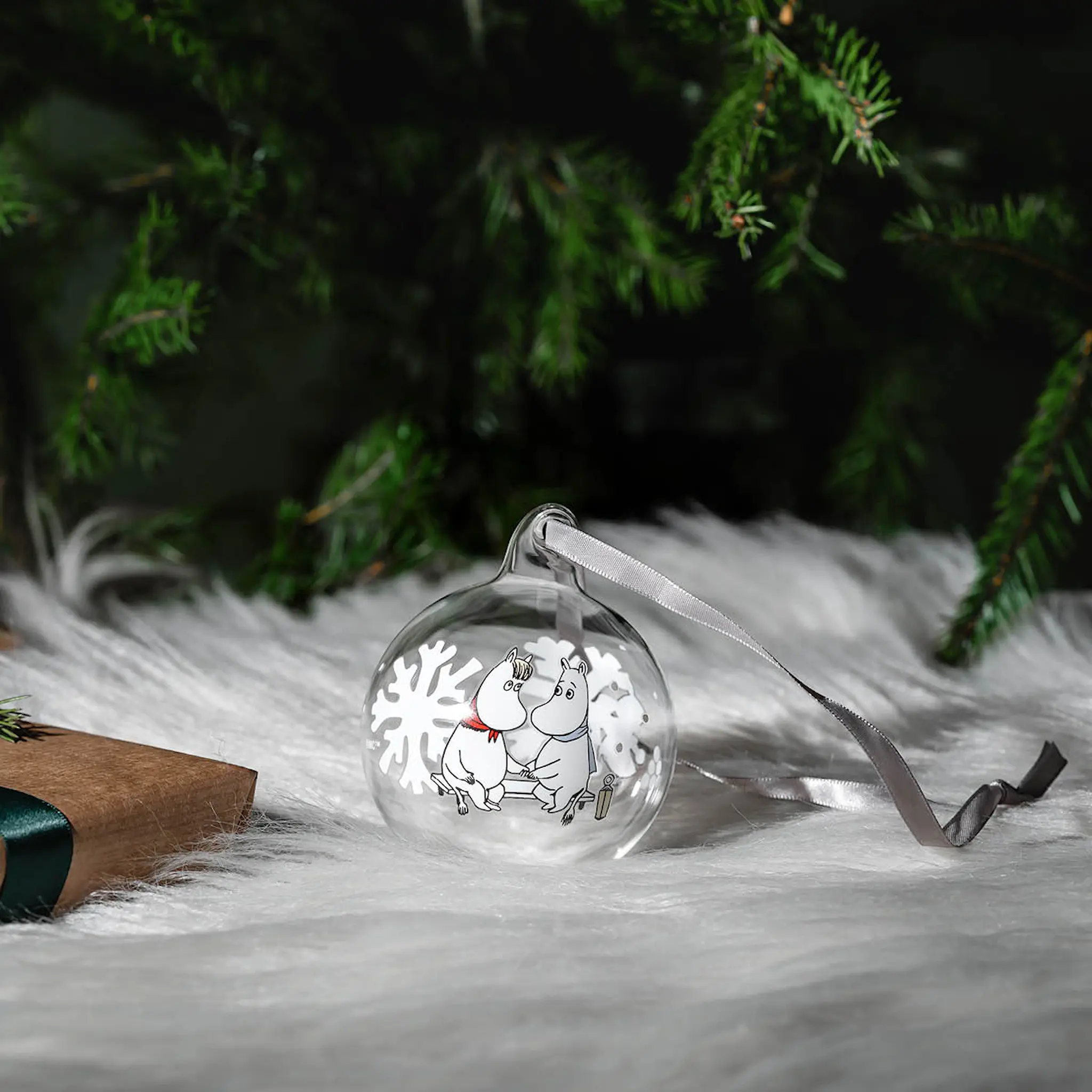 Muurla Mumin julkula 7 cm Snöflinga