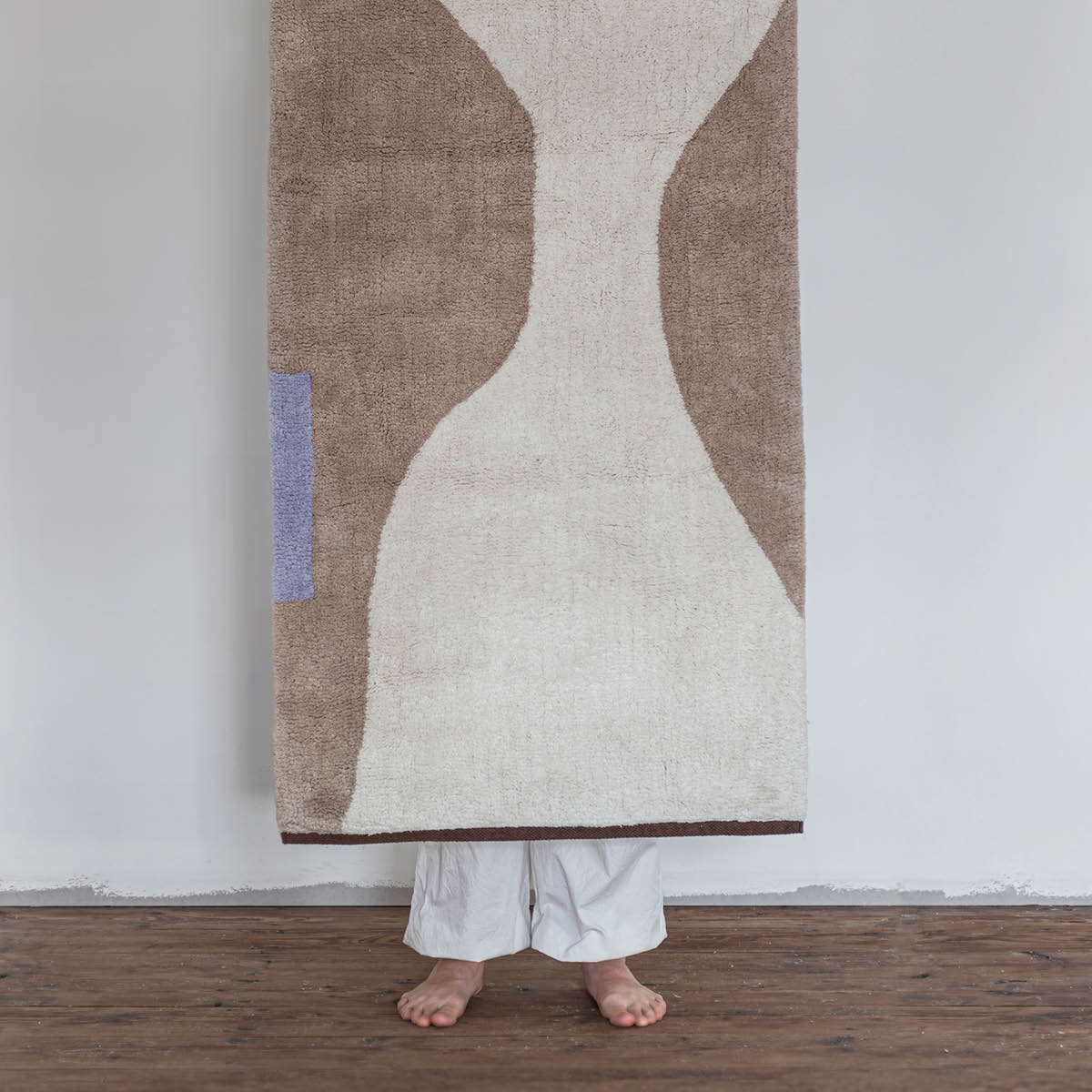Mette Ditmer Figura golvmatta 150x70 cm sand