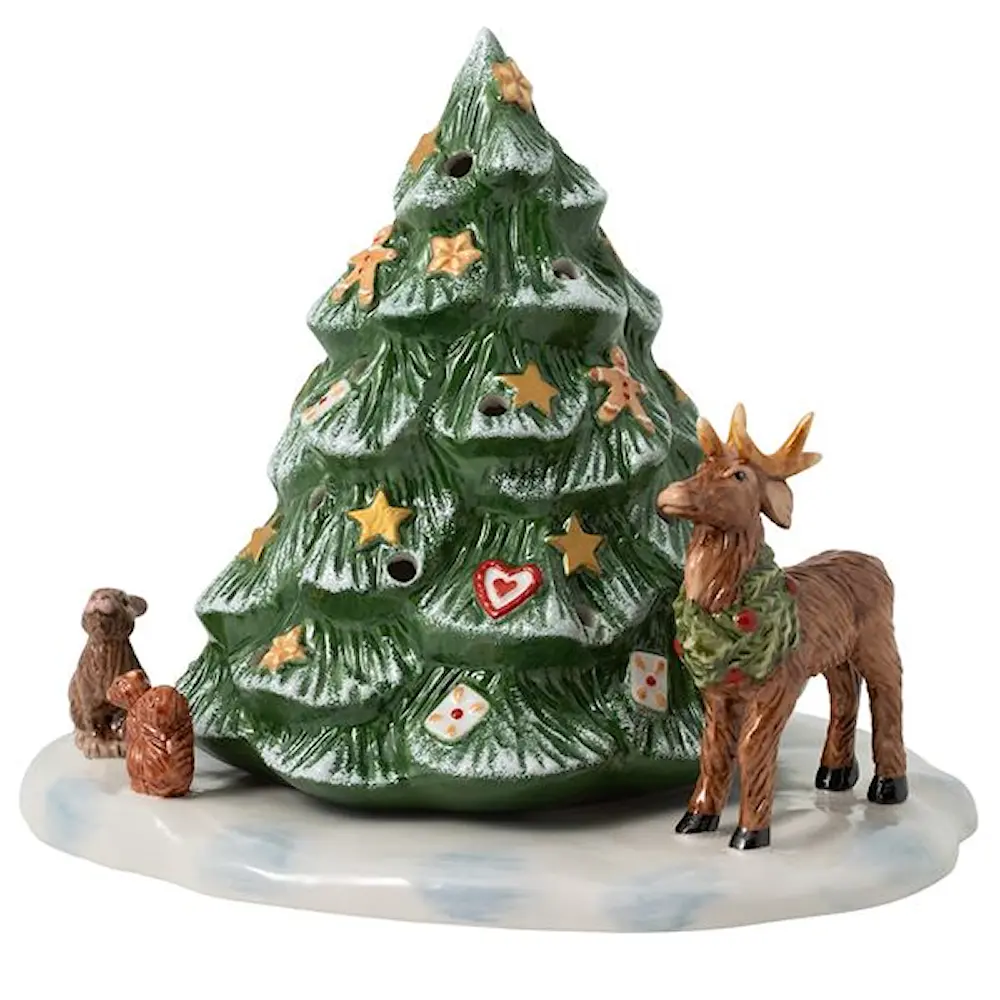 Christmas Toy's joulukuusi eläimillä 23x17x17 cm