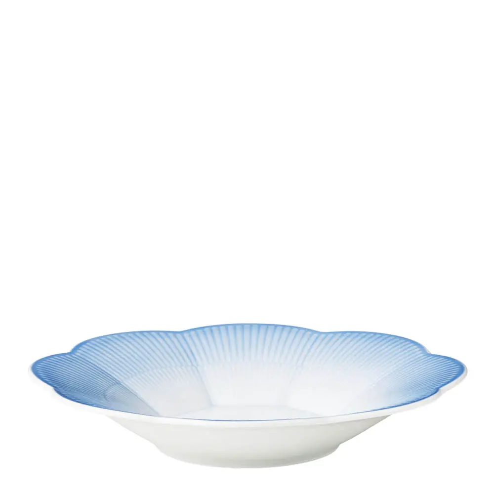 Iris dyp tallerken 25 cm blå