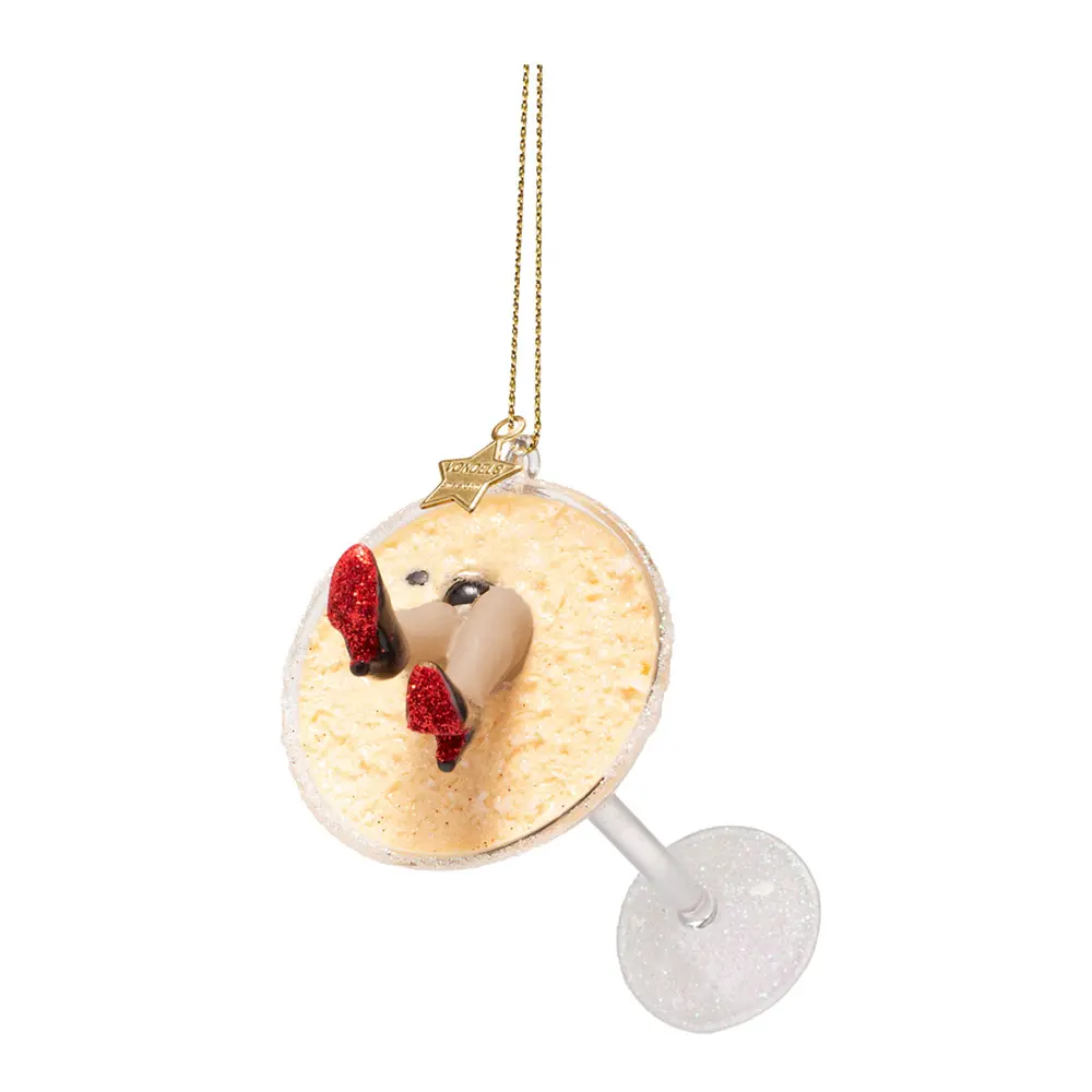 GirlsTrip Riippuva joulukoriste Espresso martini 13 cm Musta