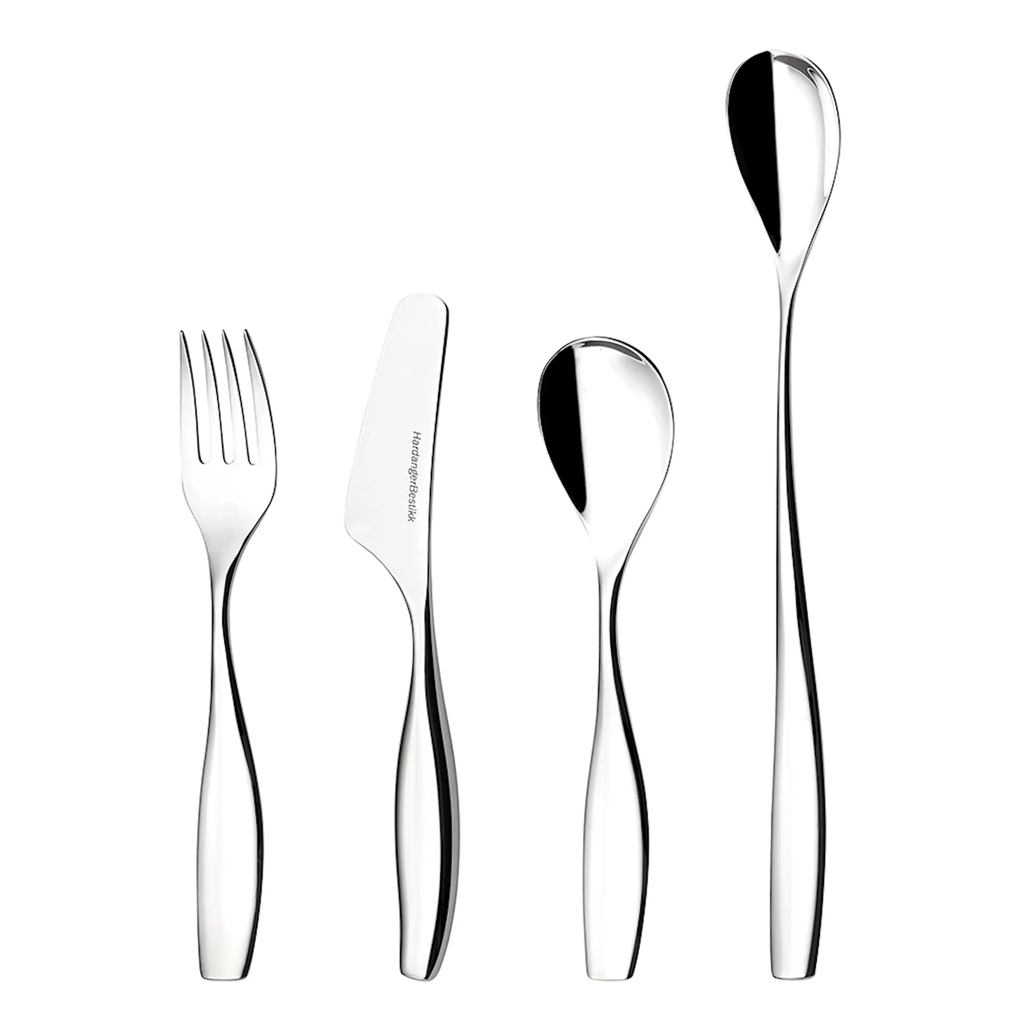 Hardanger bestikk Julie Barnbestick 4 delar