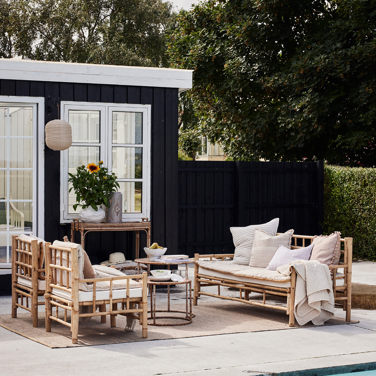 Lene Bjerre Ivillia sittdyna / madrass 120x60 cm ockra