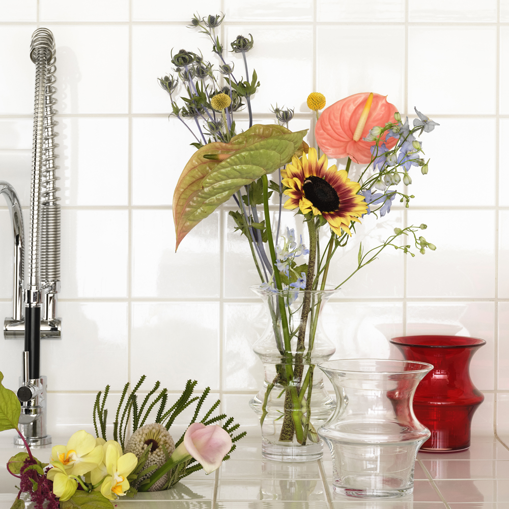 Kosta Boda Pagod Maljakko 25,5 cm Punainen