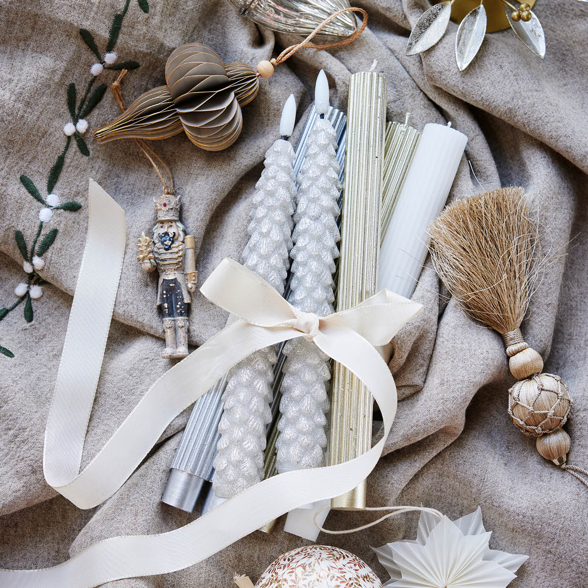 Lene Bjerre Nuttia nötknäppare julgransdekoration 10 cm multi