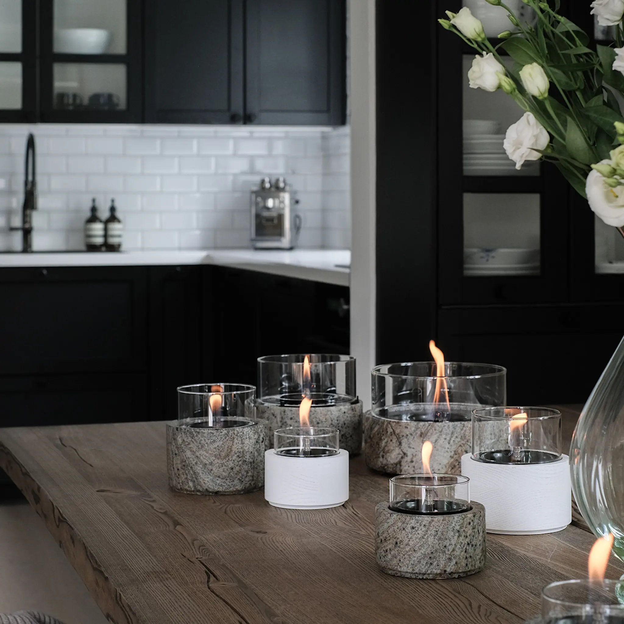 Tenderflame Lotus Sisustustuli 12 0,25L Valkoinen