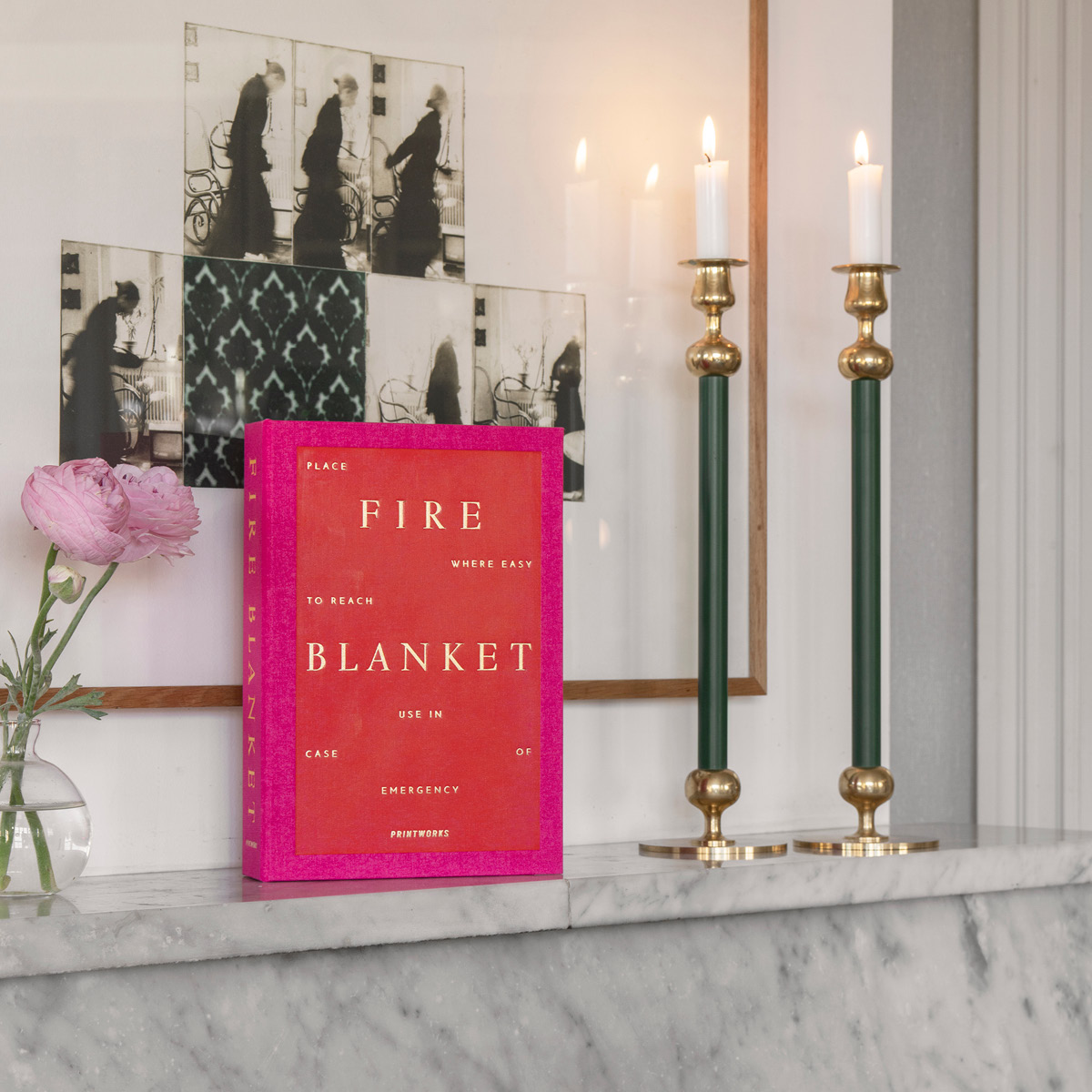 Printworks Brandfilt cerise