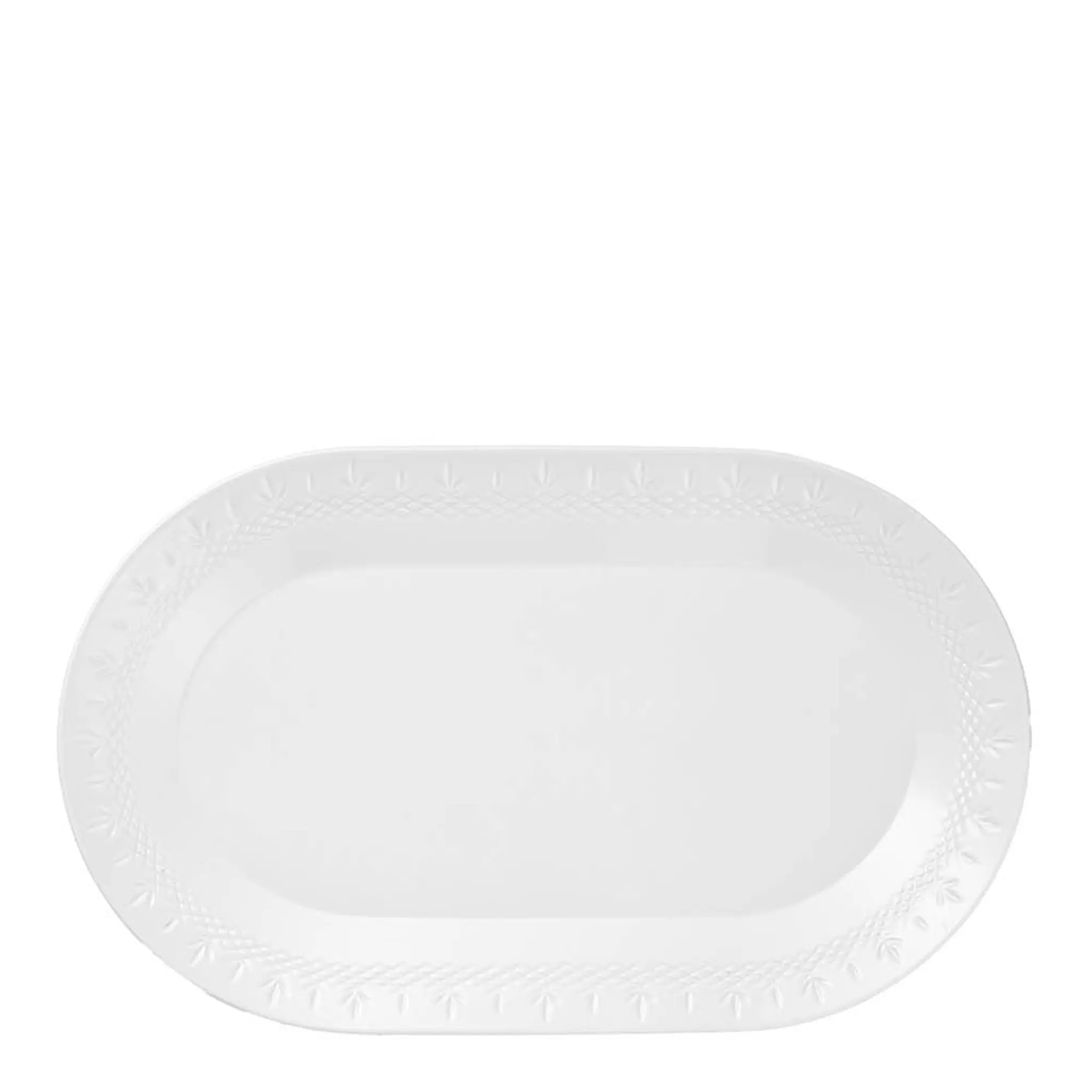 Frederik Bagger Crispy Porcelain Serveringsfat oval 23x38 cm Vit