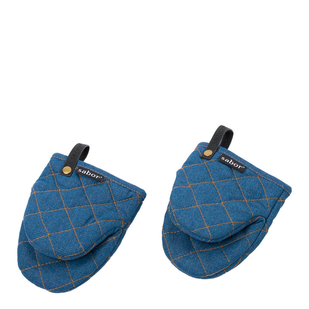 Sabor Home grytevott 18x14 cm 2 stk blå
