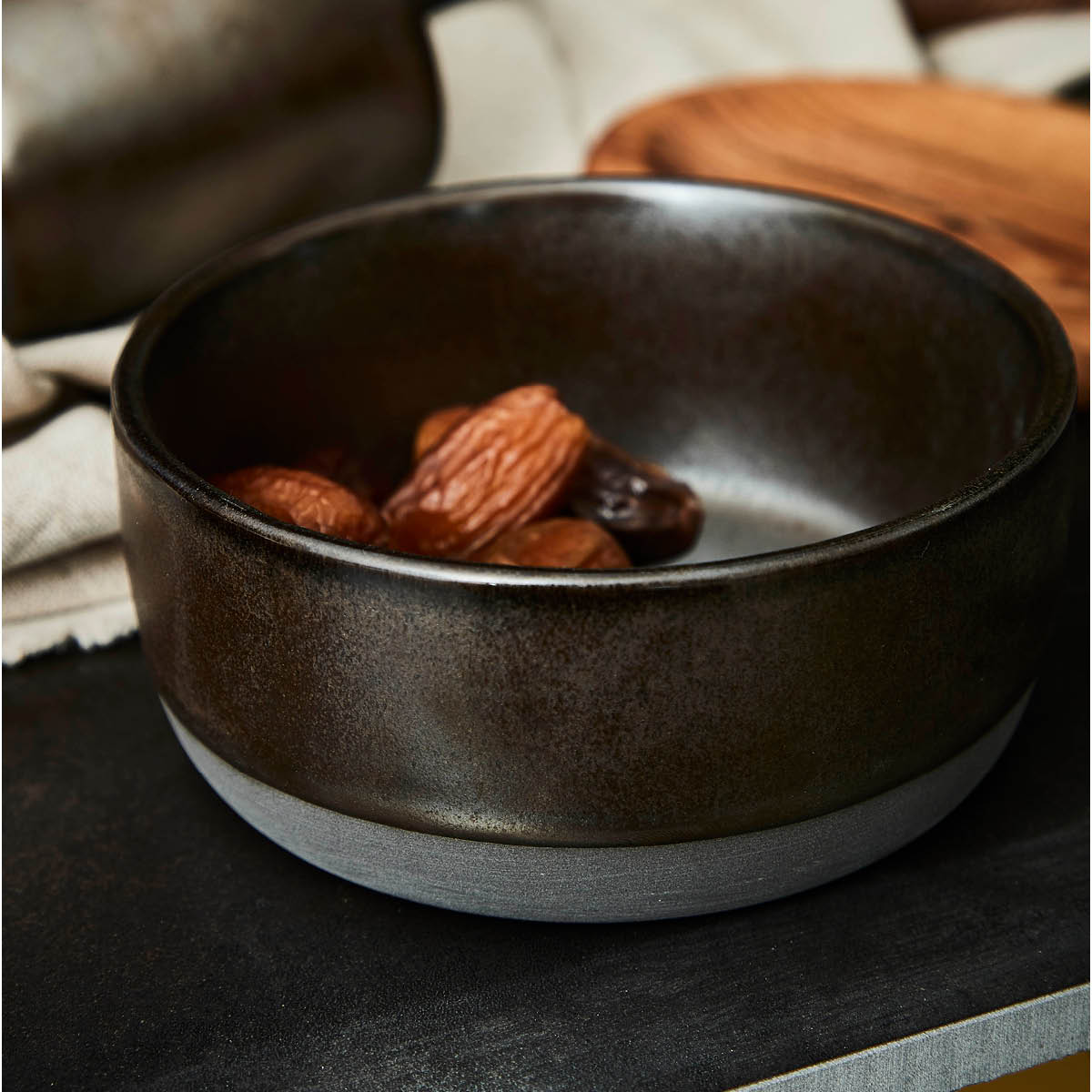 Aida Raw Kulho 13,5 cm Metallic Brown