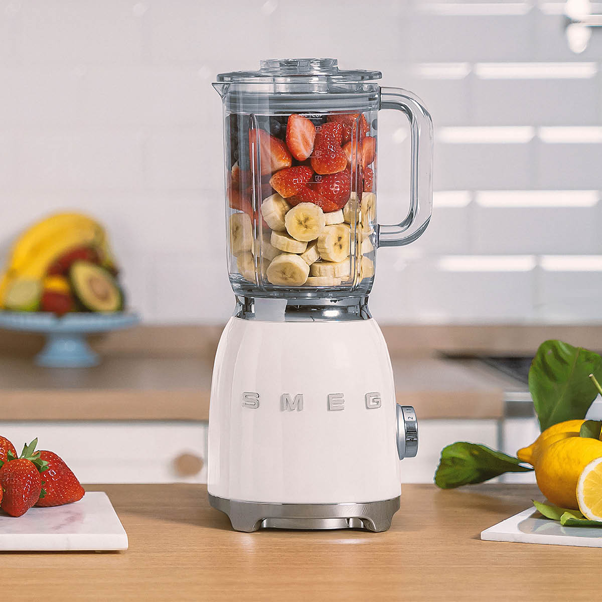 Smeg Blender BLF03 1,5L hvit