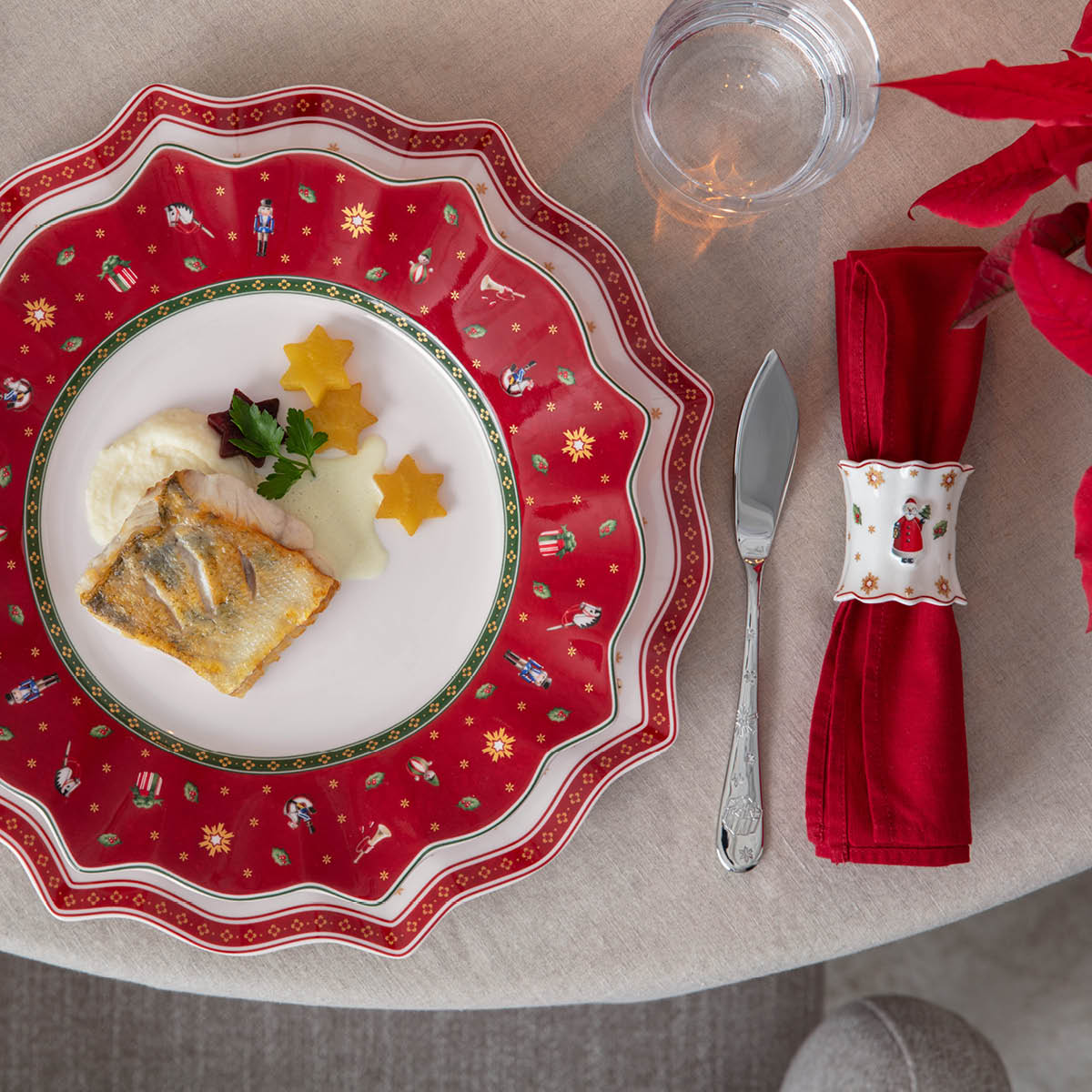 Villeroy & Boch Toy's Delight Lautasliinarengas 5,5x5 cm 4 kpl