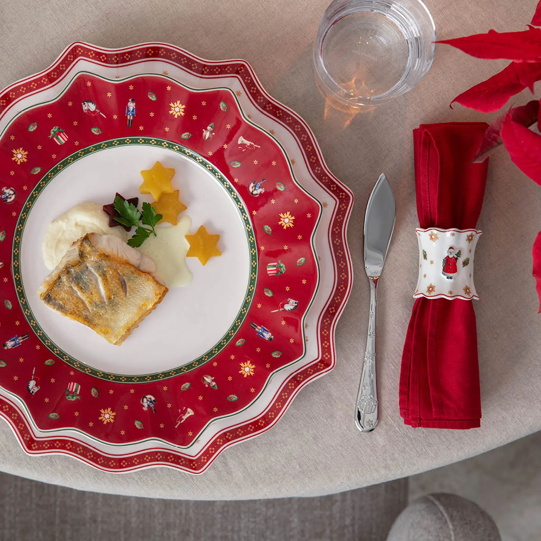 Villeroy & Boch Toy's Delight Lautasliinarengas 5,5x5 cm 4 kpl