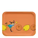 Pippi serveringsbricka Lemonad 27x20 cm orange