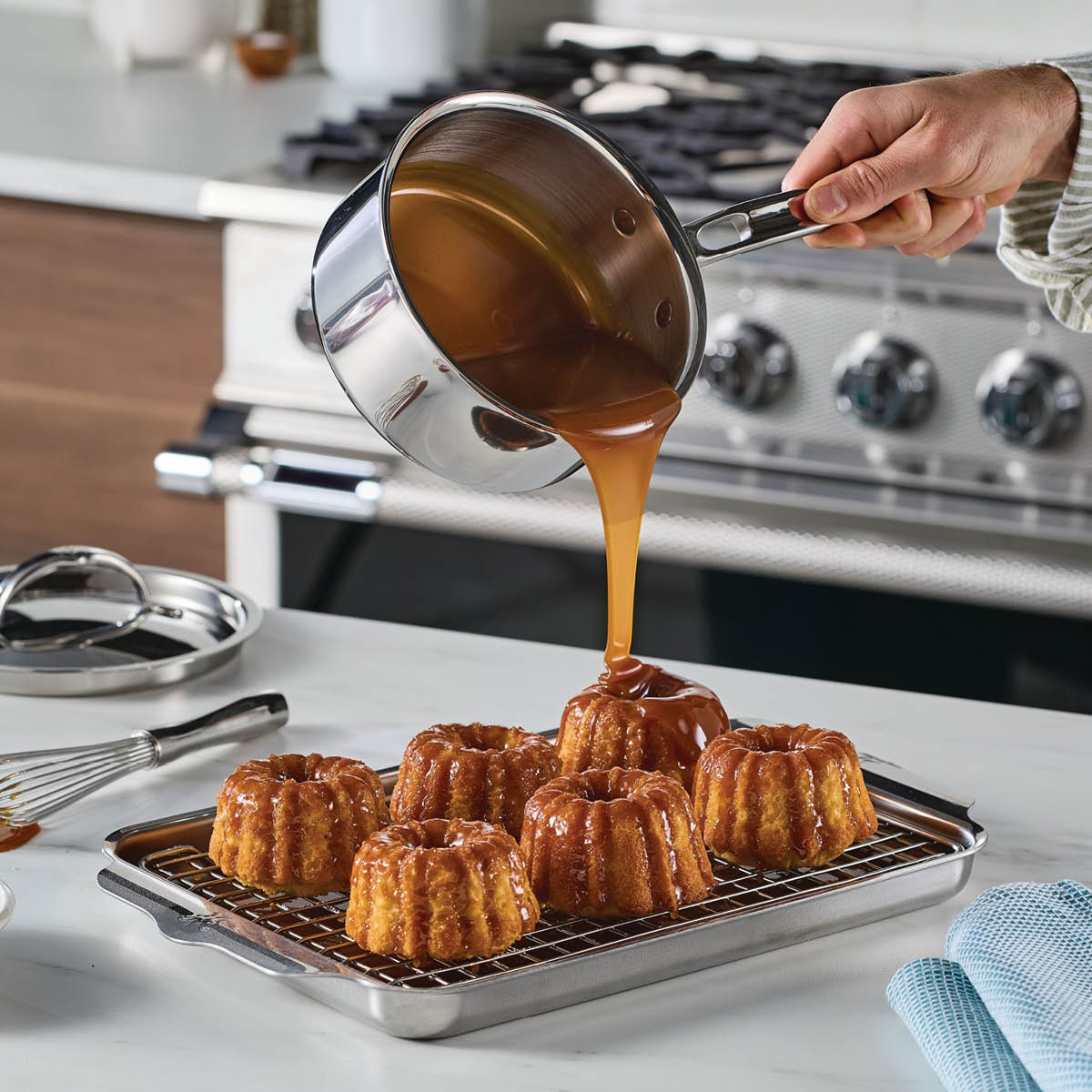 Hestan ProBond Luxe kastrull med lock 16 cm/1,4 L