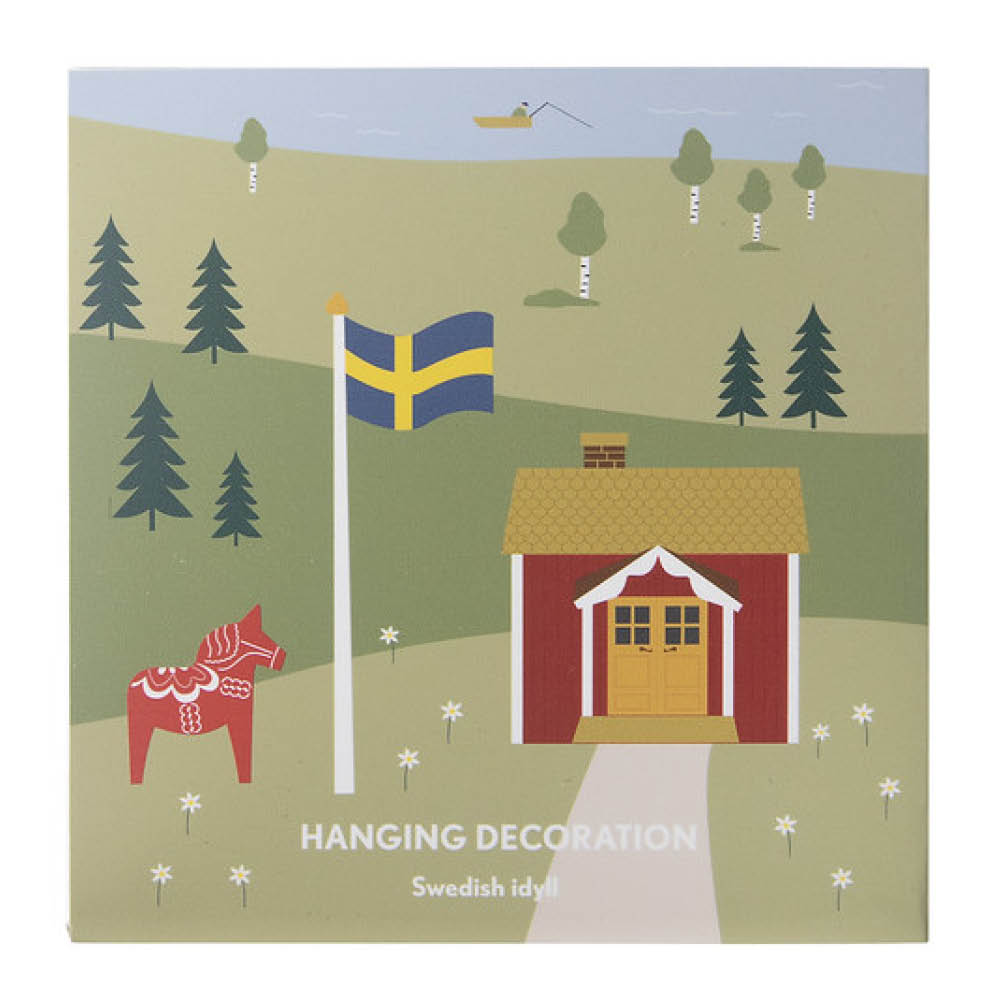 Pluto Hängande dekoration 8 cm Swedish Idyll guld