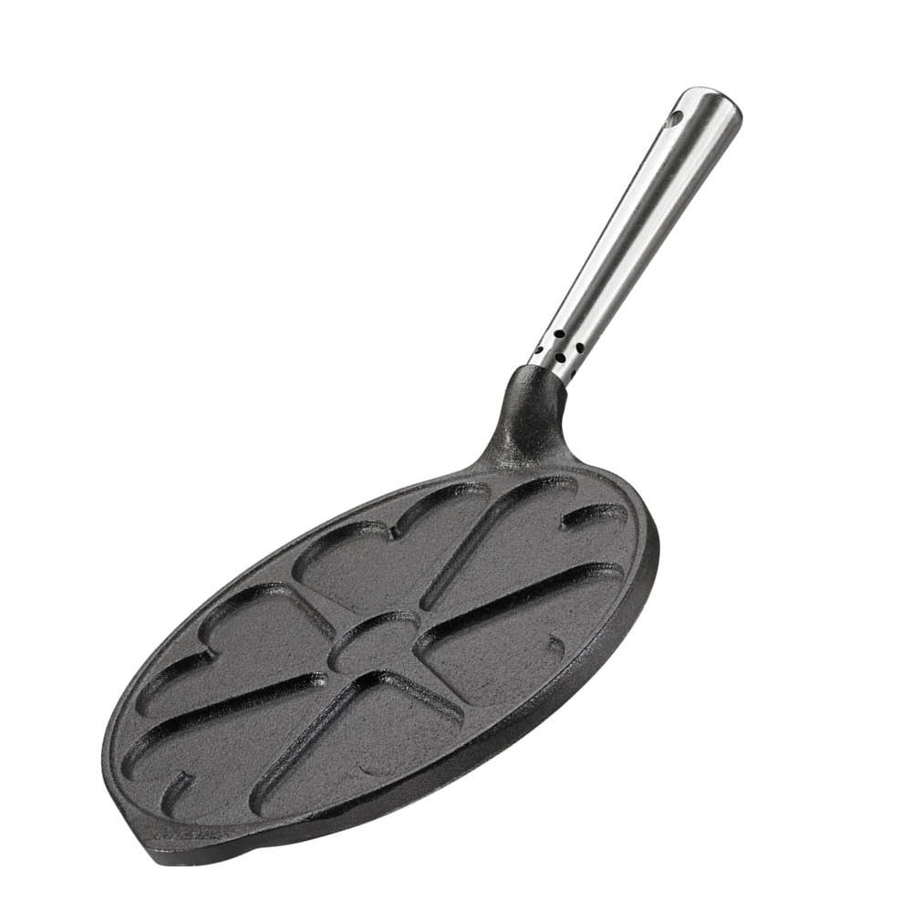 Skeppshult Professional plättlagg hjärtan 23 cm gjutjärn/stål
