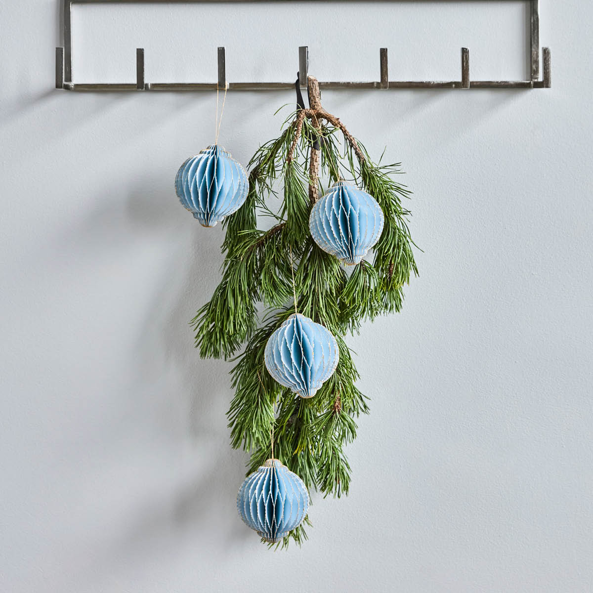 House Doctor Alsta Joulukoriste 4 kpl Vaaleansininen