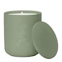 Doftljus i keramik 9×7,5 cm grön (ebenholts)