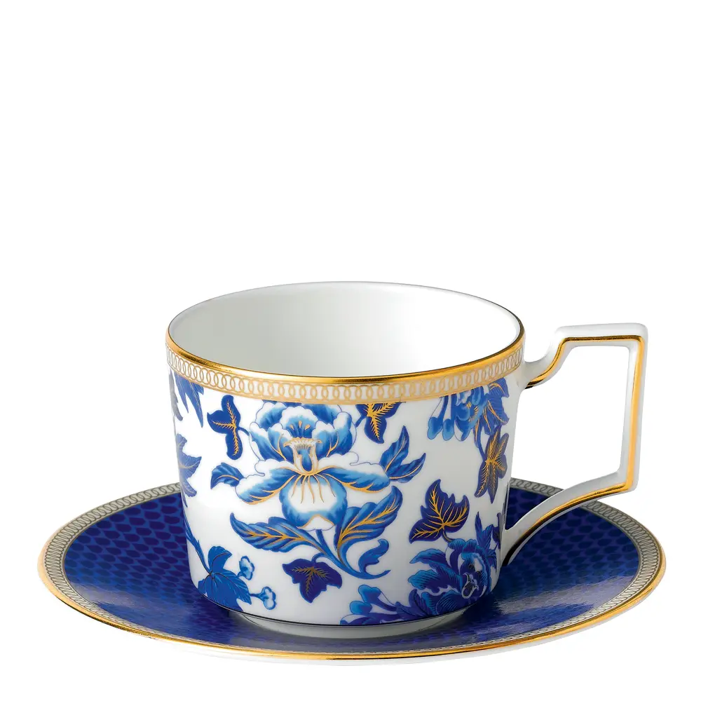 Hibiscus Teekuppi ja Aluslautanen 22 cl