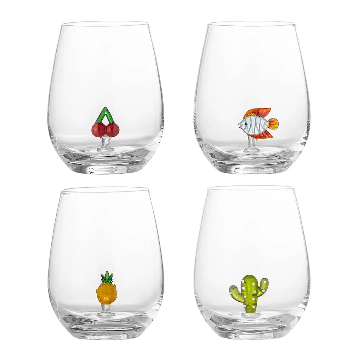 Bloomingville Misa dricksglas 56 cl 4-pack frukt