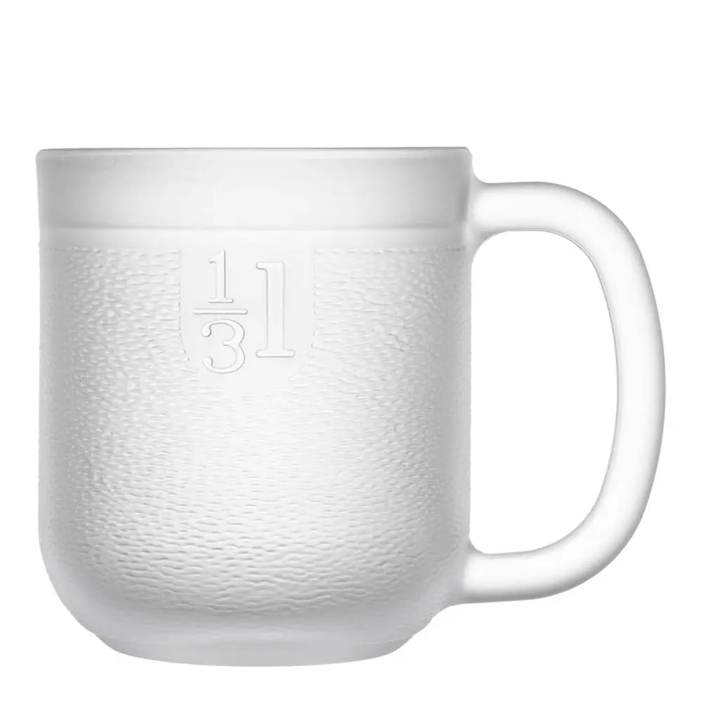 Krouvi ølglass 33 cl matt klar