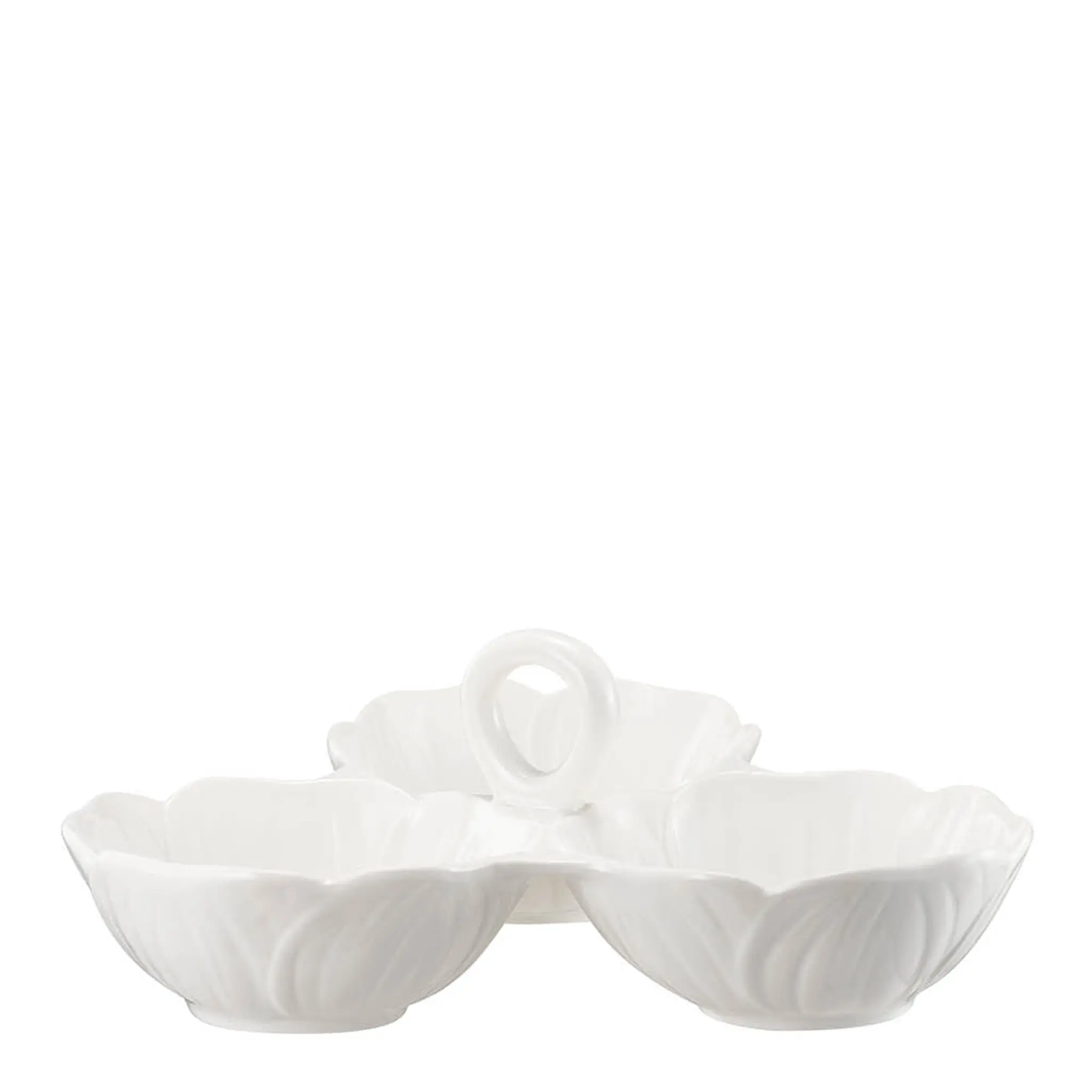 Stiernholm Flora serveringsfat 22 cm vit