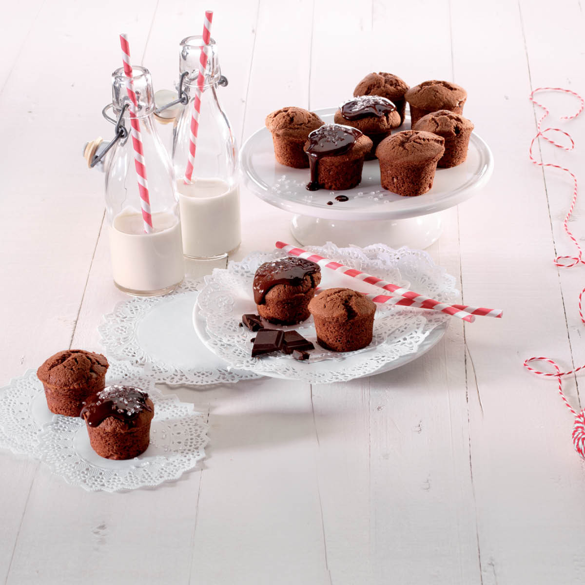 Lékué Silikonform för mini-muffins 11 hål svart