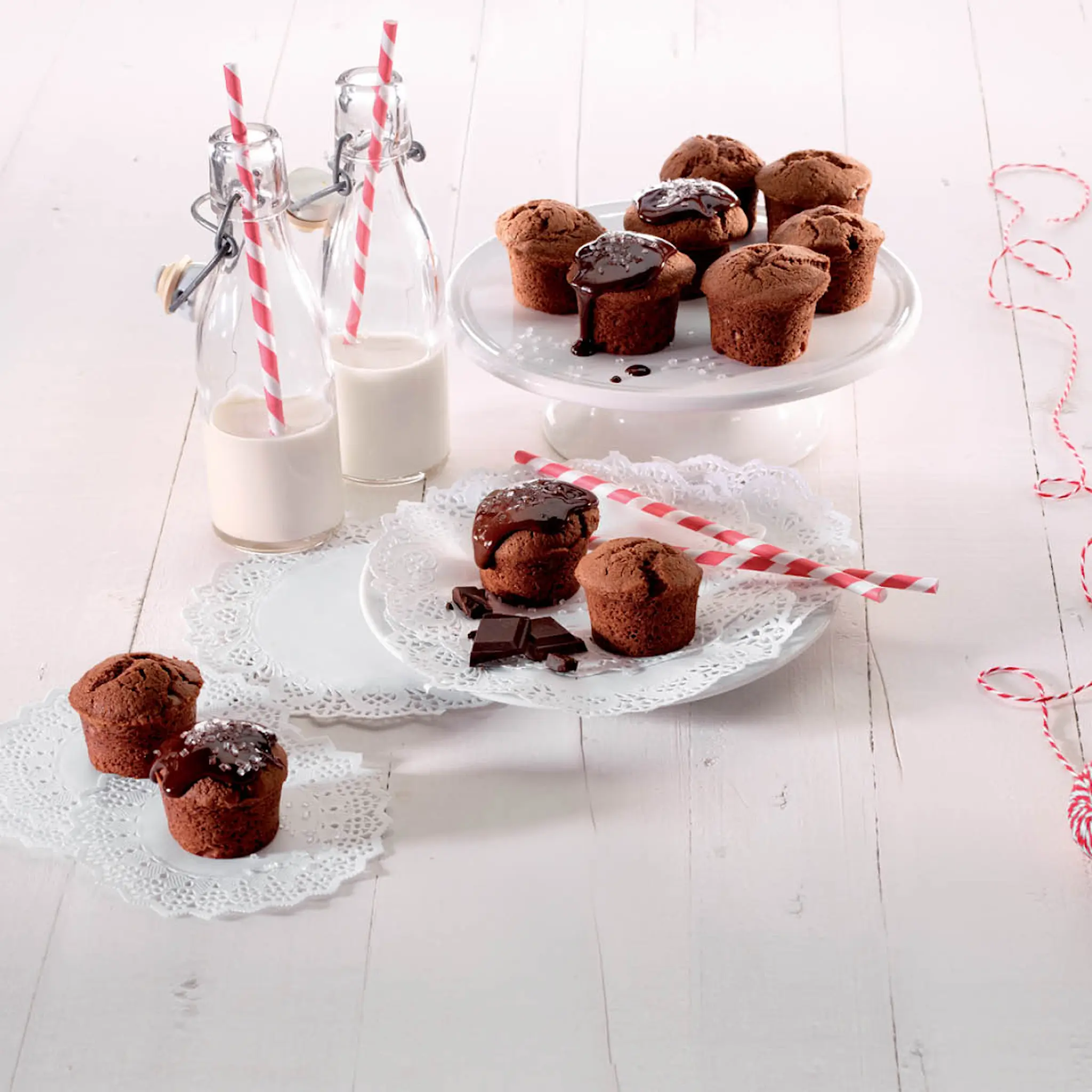 Lékué Silikonform för mini-muffins 11 hål svart