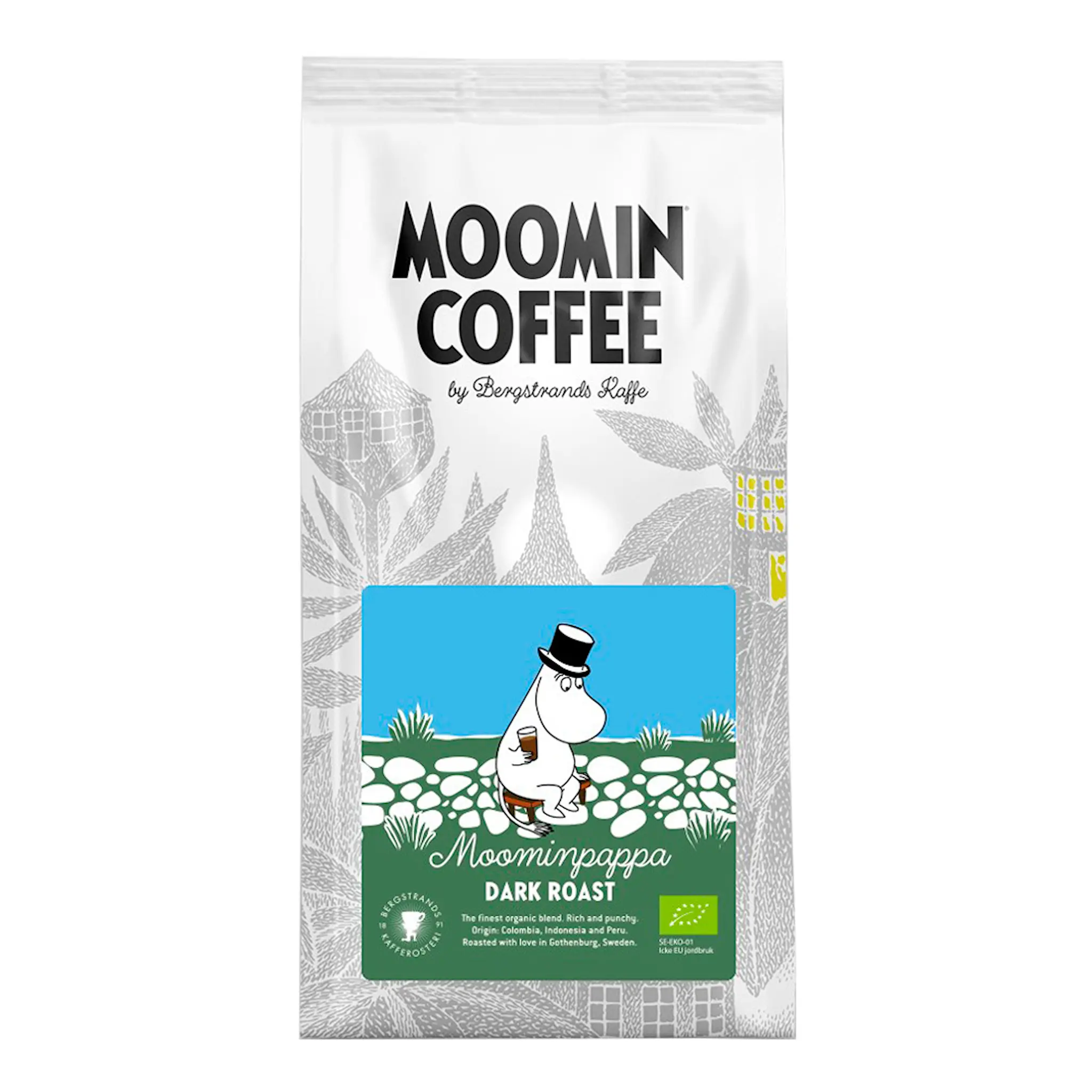 Bergstrands Kafferosteri Muminpappa Kaffe Mörkrost Eko 250 g