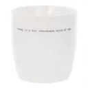 Sögne Mugg Stom 45 cl Today is a hot chocolate Vit