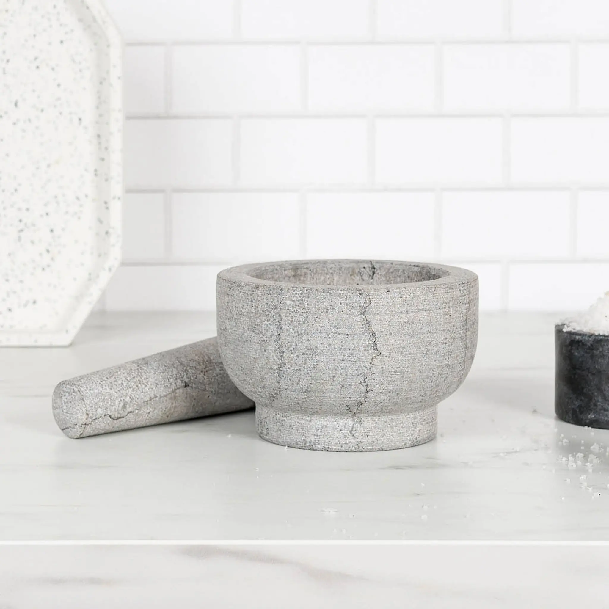 Modern House Stone mortel 13 cm grå